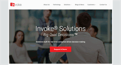 Desktop Screenshot of invoke.com
